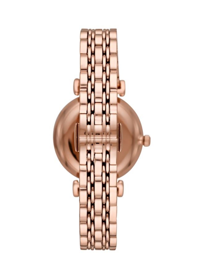 EMPORIO ARMANI Gianni T Bar Stainless Steel Analog Watch AR11244 - 32 mm - Gold - Image 2